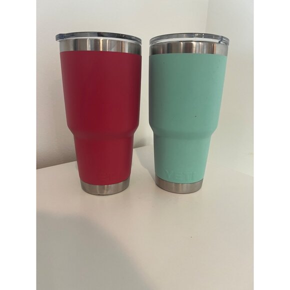 Yeti Rambler 30 oz Tumbler, Pink and Mint Set of 2 - Picture 4 of 8